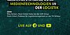 Bild: Banner des #MediaTechTalk vom 08.10.2020 | Medientechnologien in der Logistik © MediaTech Hub Potsdam