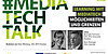 Bild: Banner des #MediaTechTalk vom 14.04.2021 | Learning mit MediaTech - Möglichkeiten und Grenzen © MediaTech Hub Potsdam
