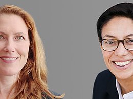 Nadine Jüdes (l.) und Amira Gutmann-Trieb (r.) © Berlin Partner