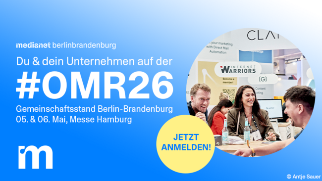 Du & Dein Unternehmen auf der #OMR26