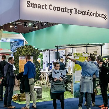 Stand von Smart Country Brandenburg auf der Smart Country Convention 2019