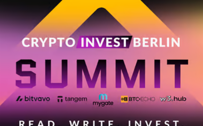 Crypto Invest Summit in Berlin