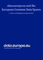 EU REPORT: data.europa.eu and the European Common Data Spaces