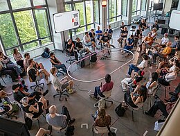 Paneldiskussion in Vorlesungssaal