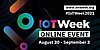 Flyer IoT Week: Online Event 30. August bis 3. September 2021
