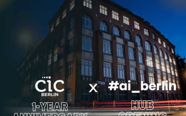 CIC Gebäude bei Nacht